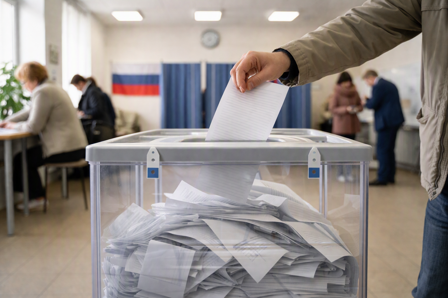 Явка на выборах в Госдуму в Новосибирской области к 15:00 составила 6,38%